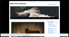 Desktop Screenshot of mariapazsantibanez.com